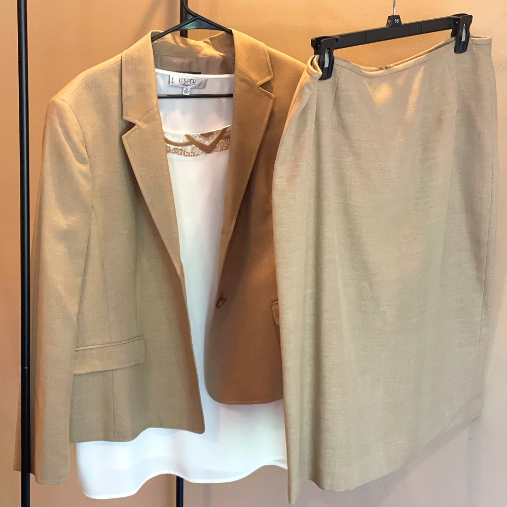 Kasper 3 Piece Skirt Suit